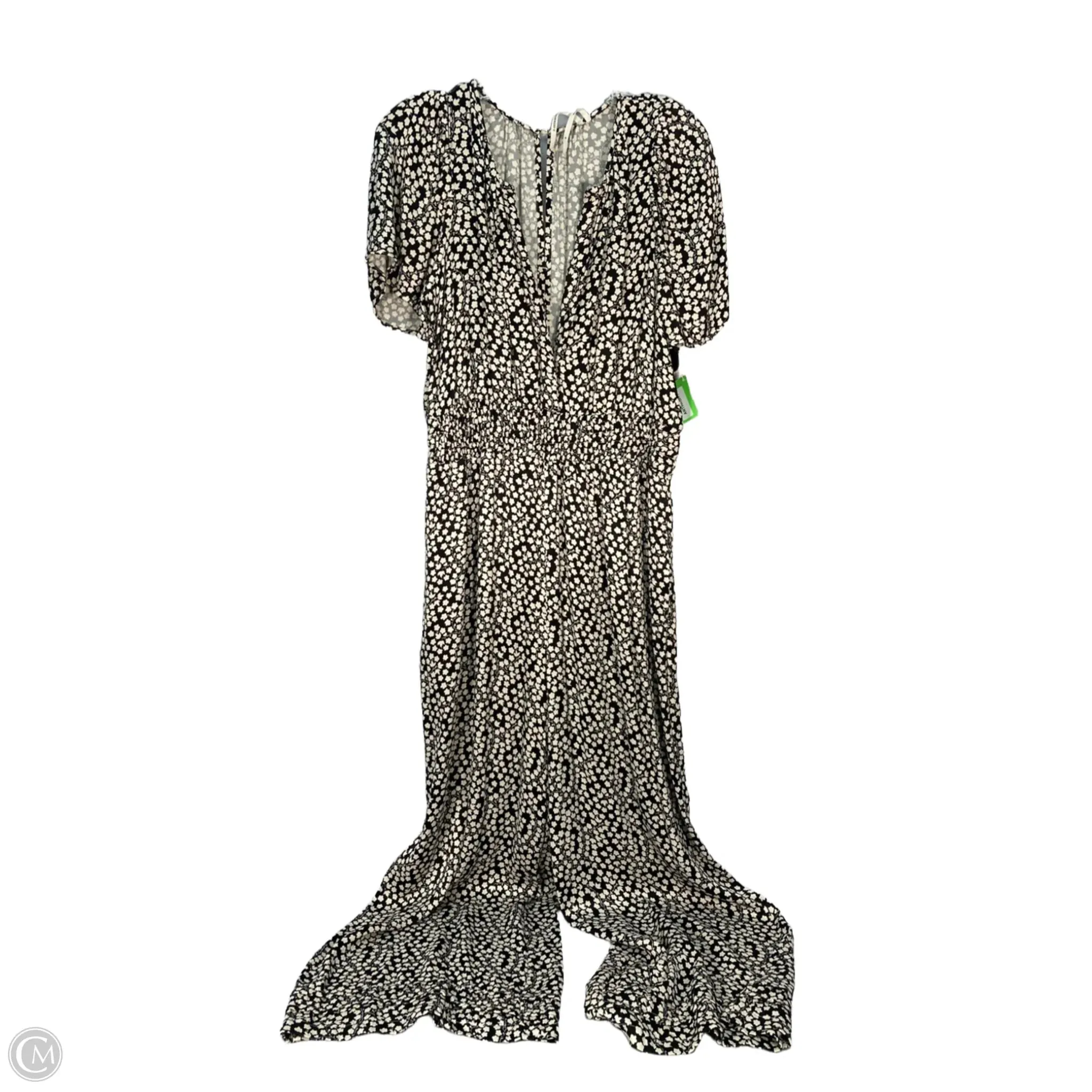 Dress Party Long By Anthropologie In Black & Cream, Size: M