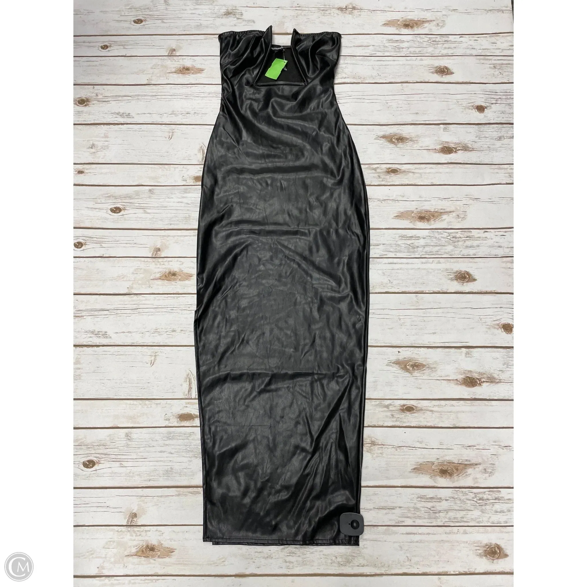 Dress Party Long By Pretty Little Thing In Black, Size: Xs