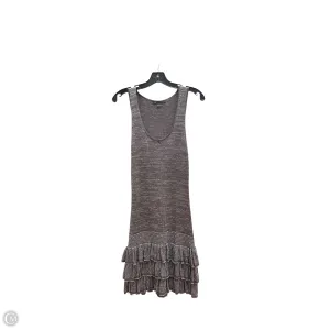 Dress Party Midi By Ax Armani In Silver, Size: M