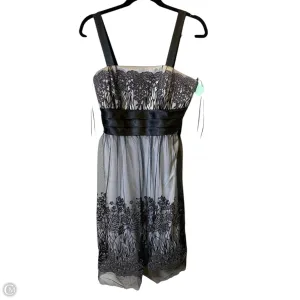 Dress Party Midi By Dressbarn In Black & White, Size: 10