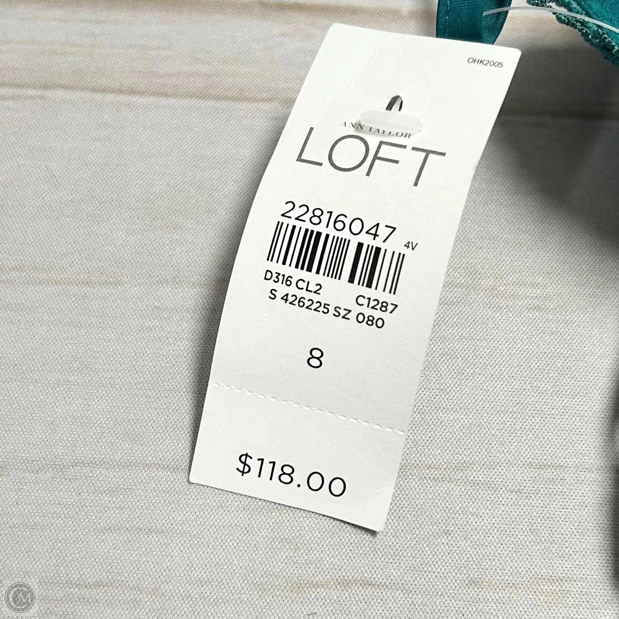 Dress Party Midi By Loft In Teal, Size: M