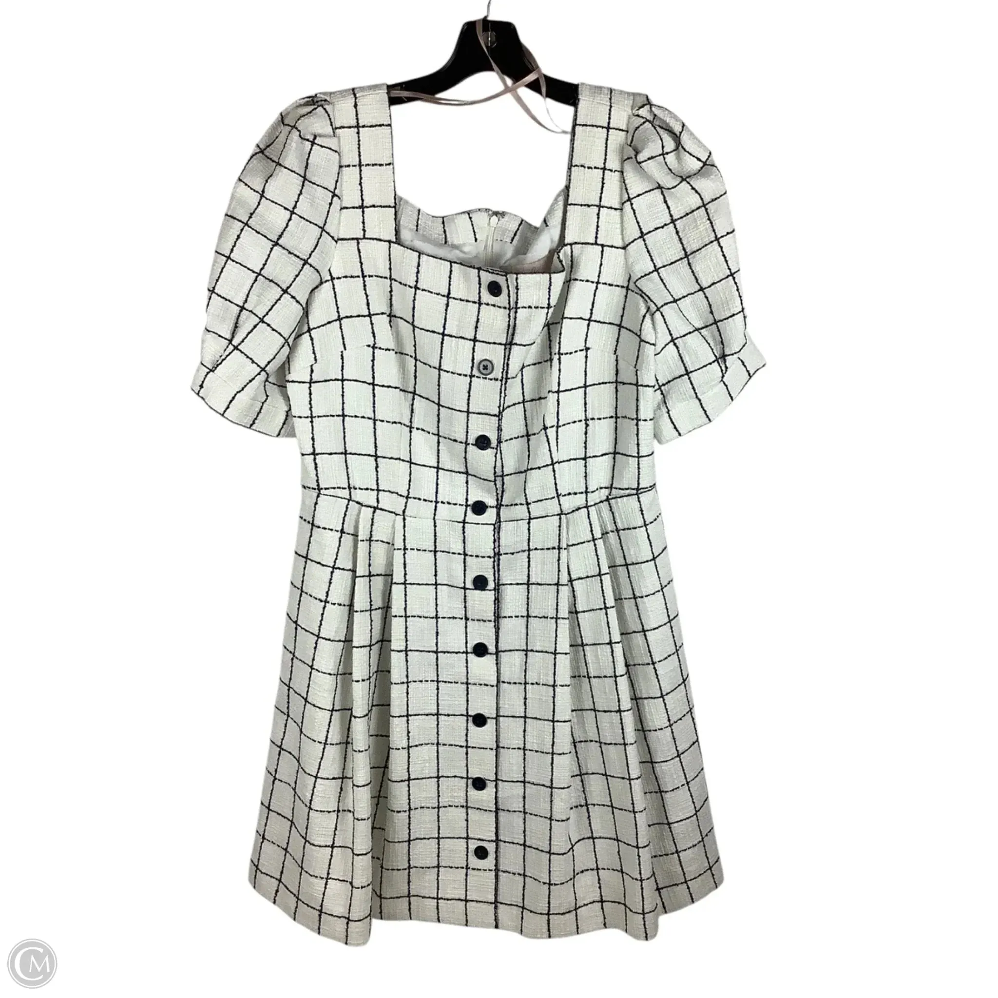 Dress Party Short By Cmc In Plaid Pattern, Size: 16