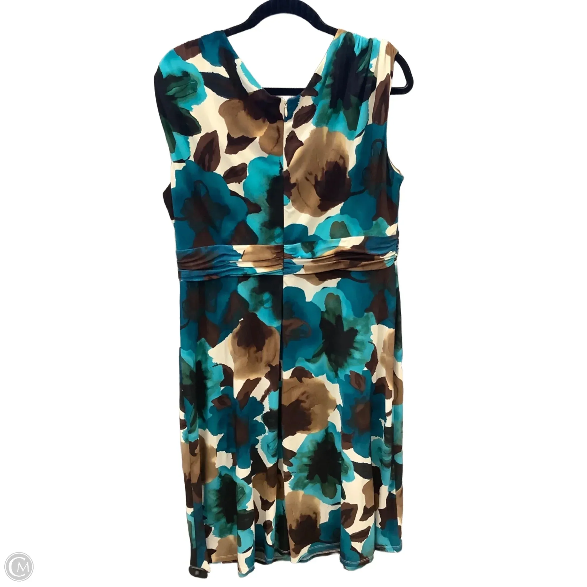 Dress Party Short By Jones Wear In Blue & Brown, Size: Xl