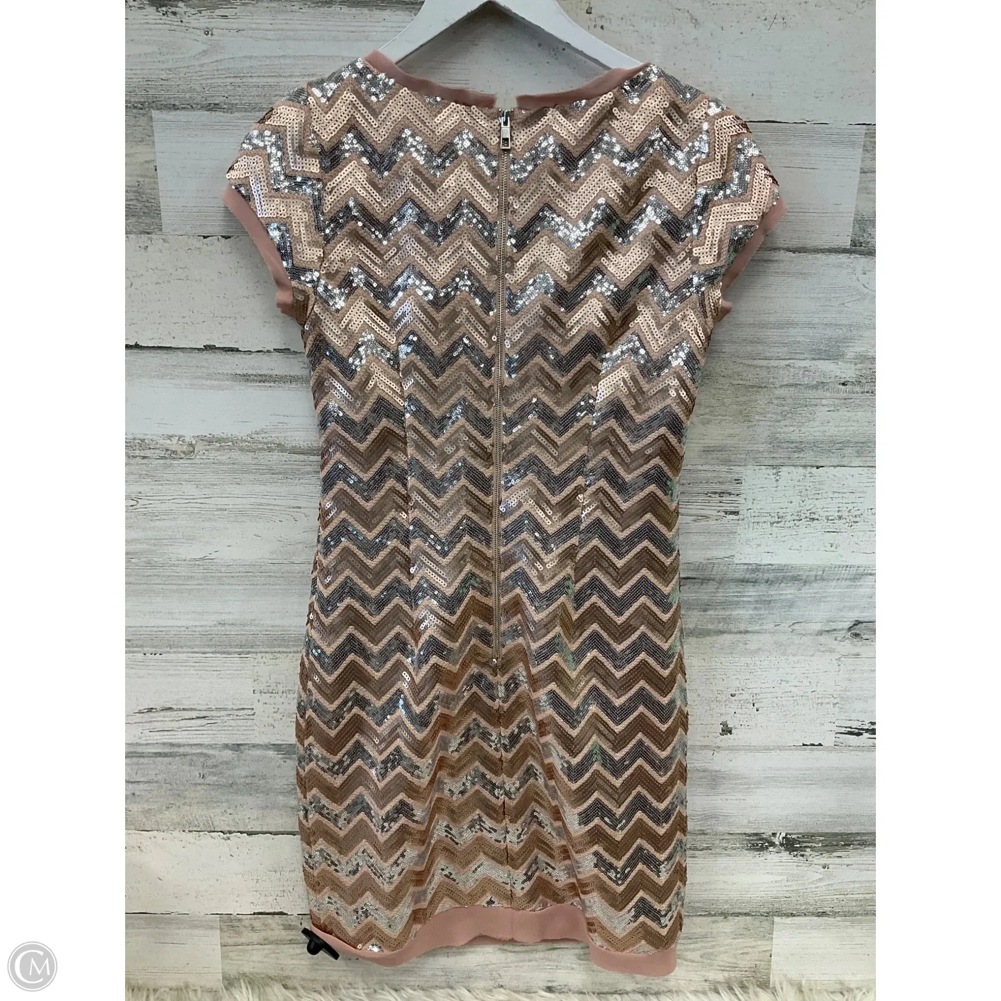 Dress Party Short By Vince Camuto In Peach, Size: Xs