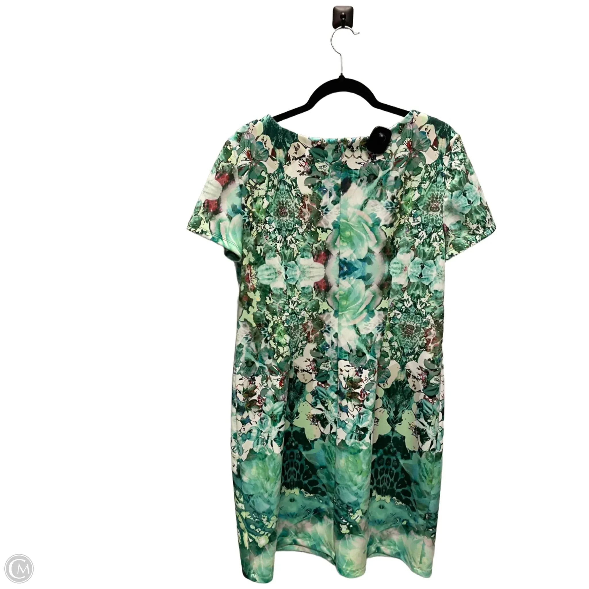 Dress Work By Agb In Floral Print, Size: Xl