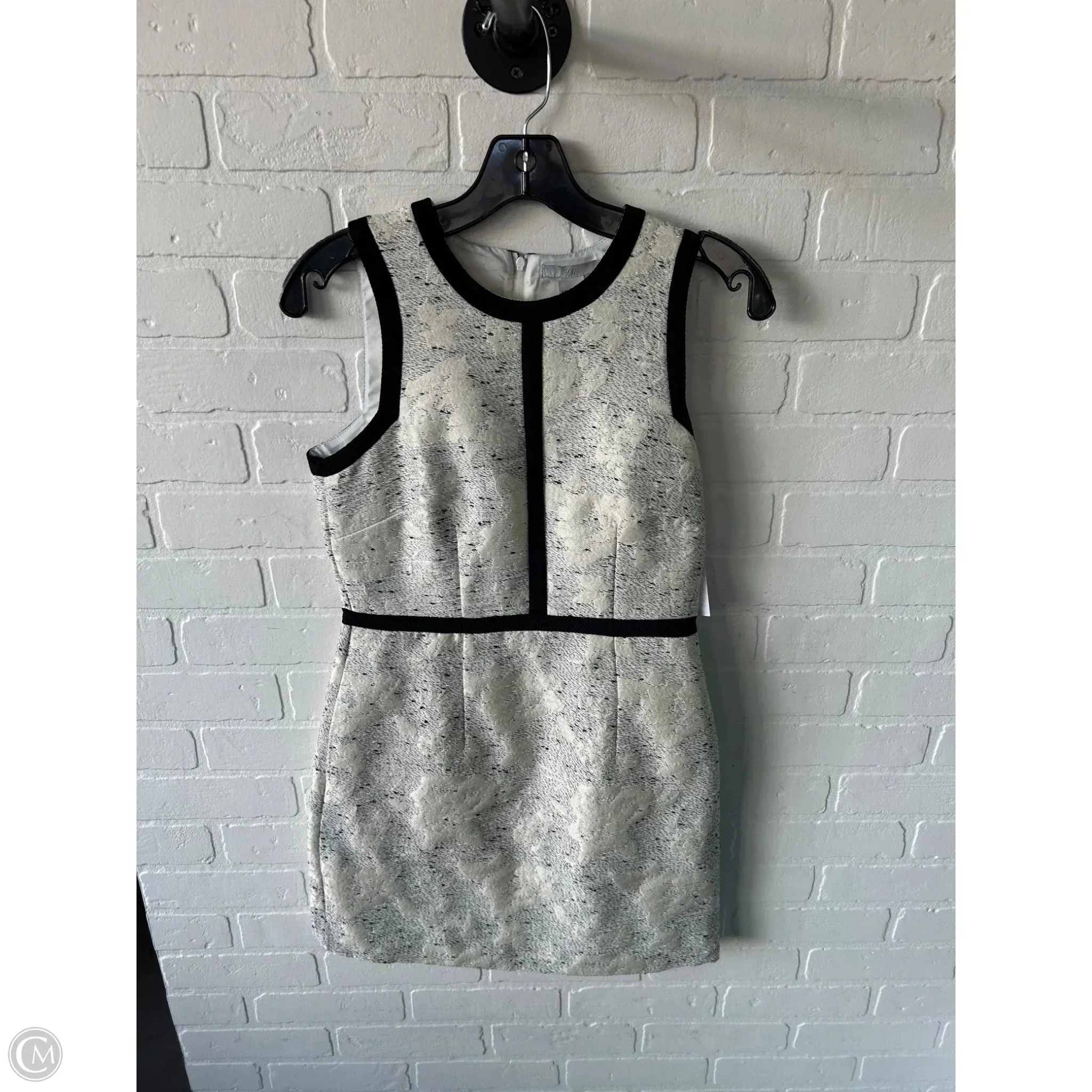 Dress Work By H&m In Black & Cream, Size: S