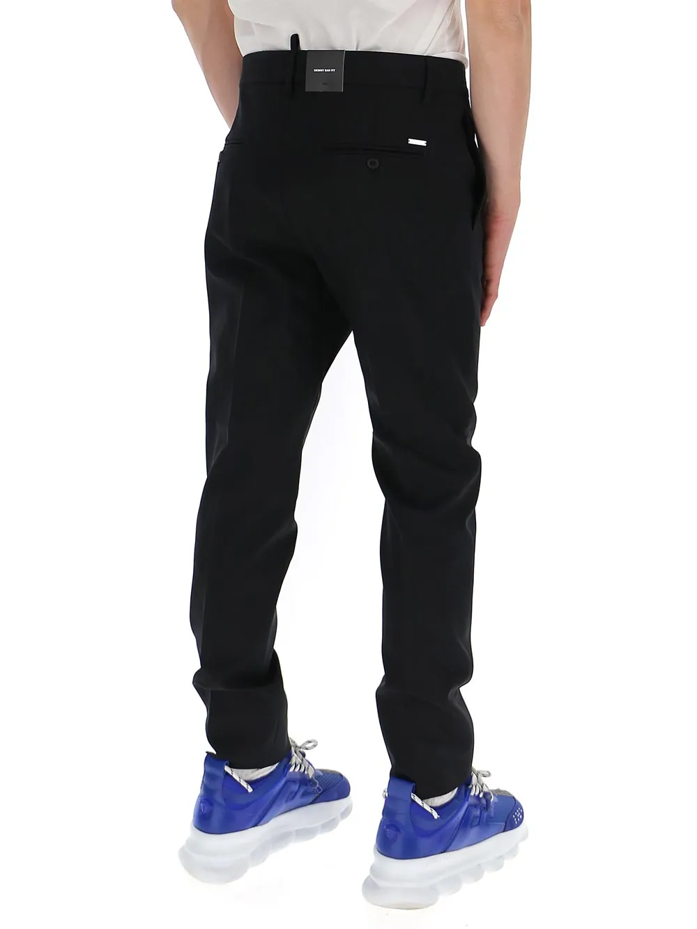 Dsquared2 High Waisted Straight-Leg Trousers