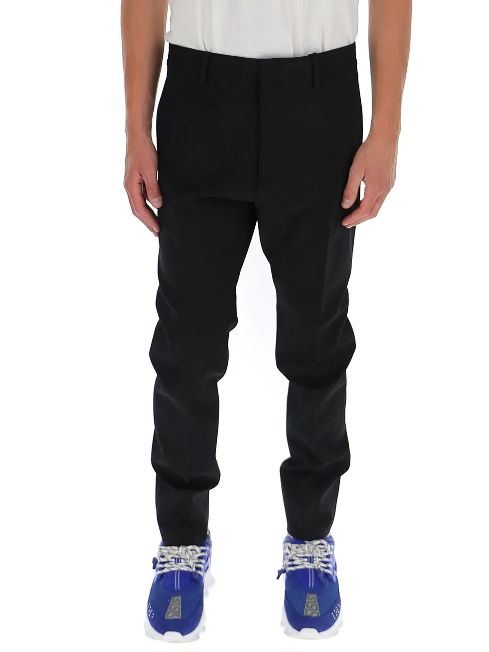 Dsquared2 High Waisted Straight-Leg Trousers