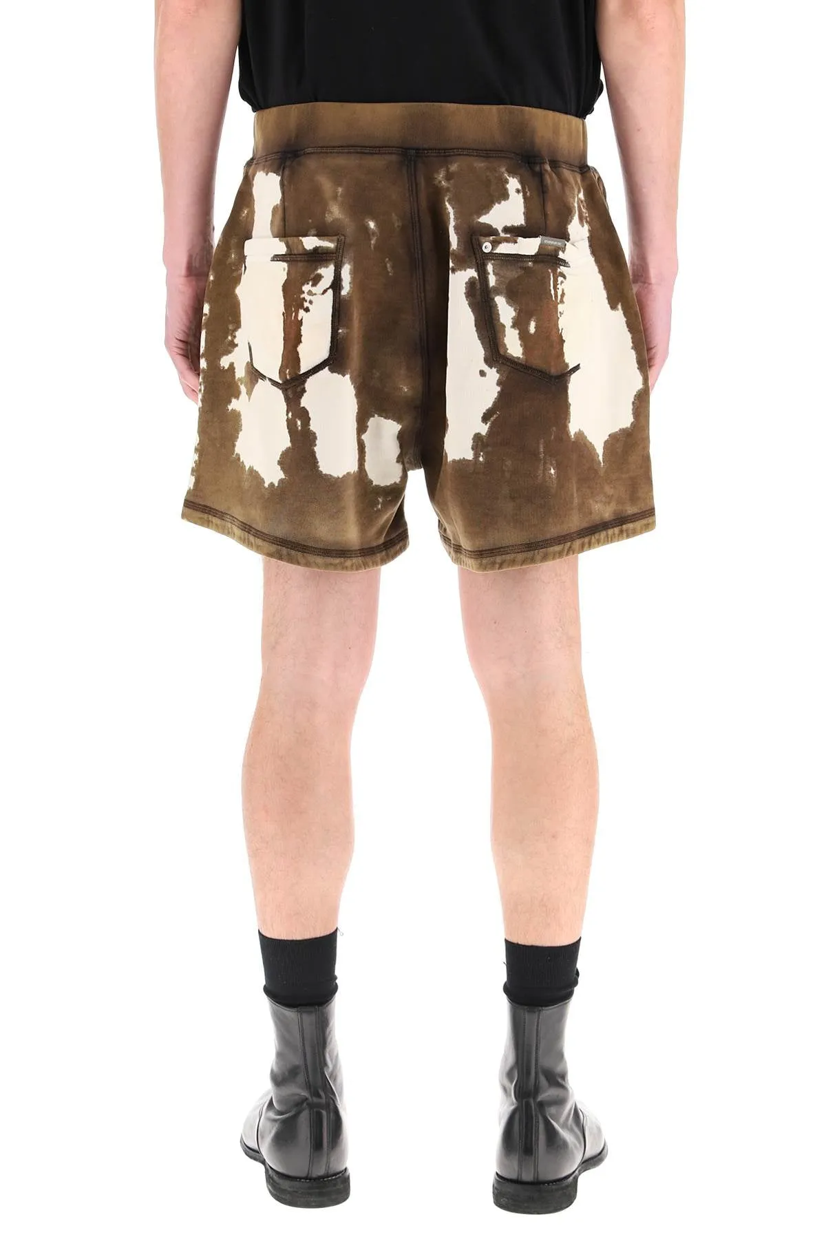 Dsquared2 Tie-Dye Mid Rise Track Shorts