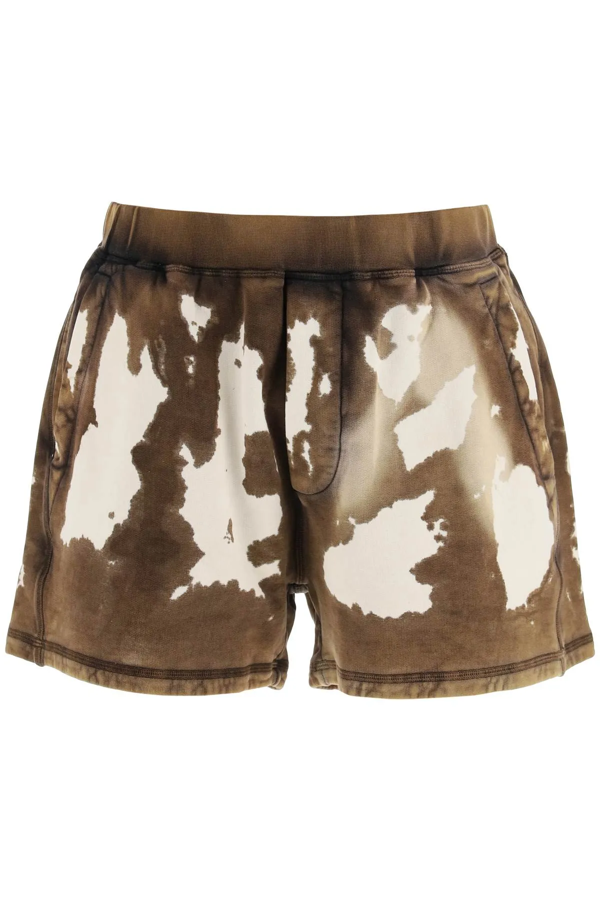 Dsquared2 Tie-Dye Mid Rise Track Shorts