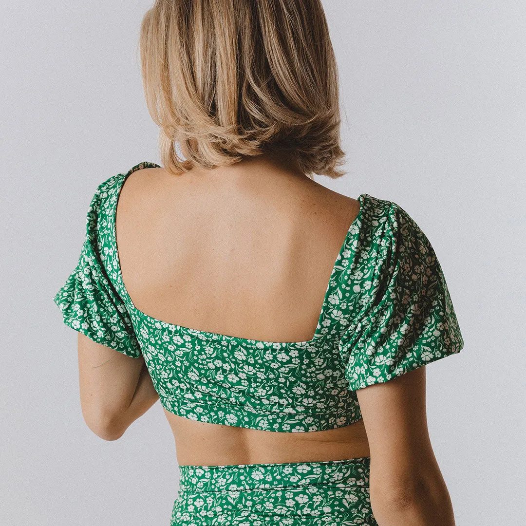 Eloise Crop, Micro Green Ivy