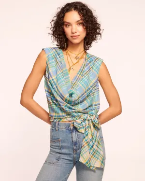 Ivory Cowl Neck Tank Top