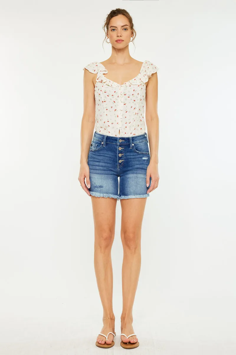 Justine Mid Rise Shorts