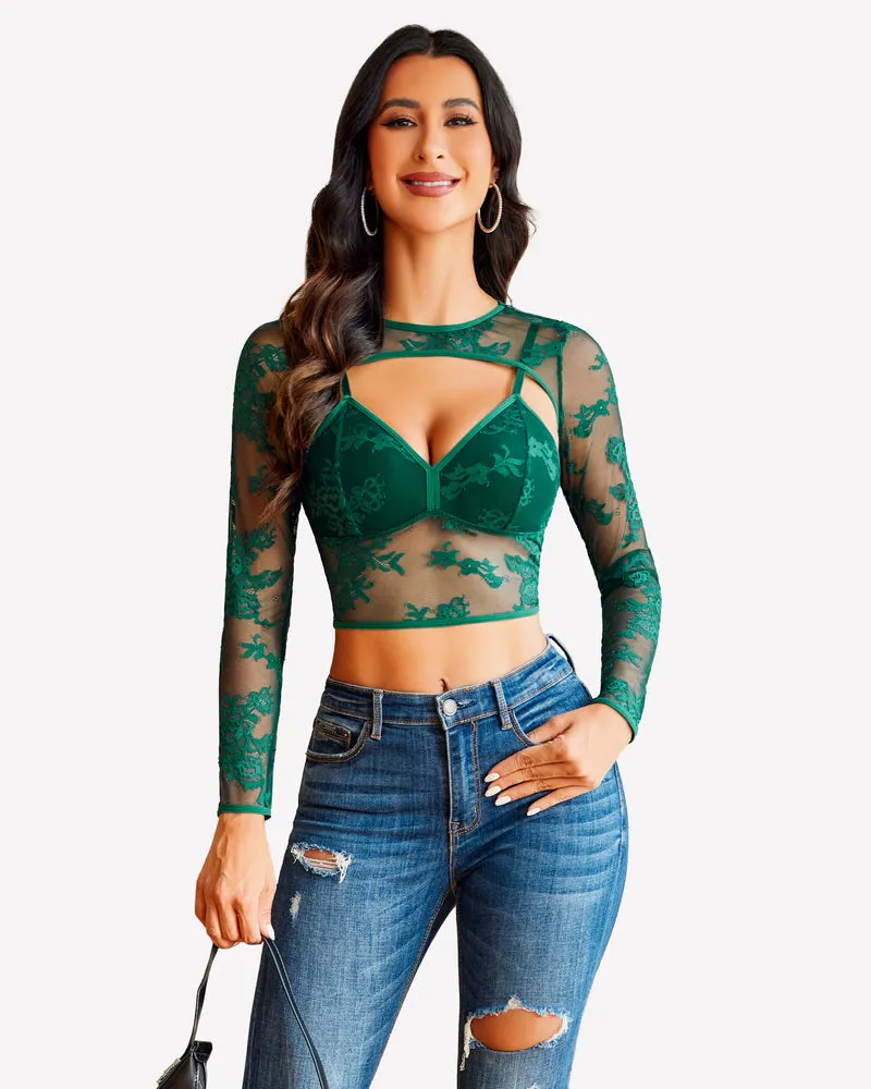 Lace Cami Top with Shrug
