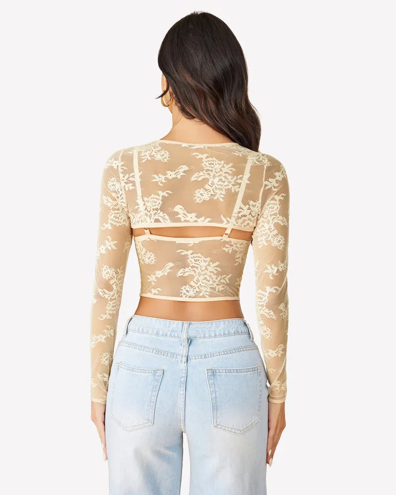 Lace Cami Top with Shrug