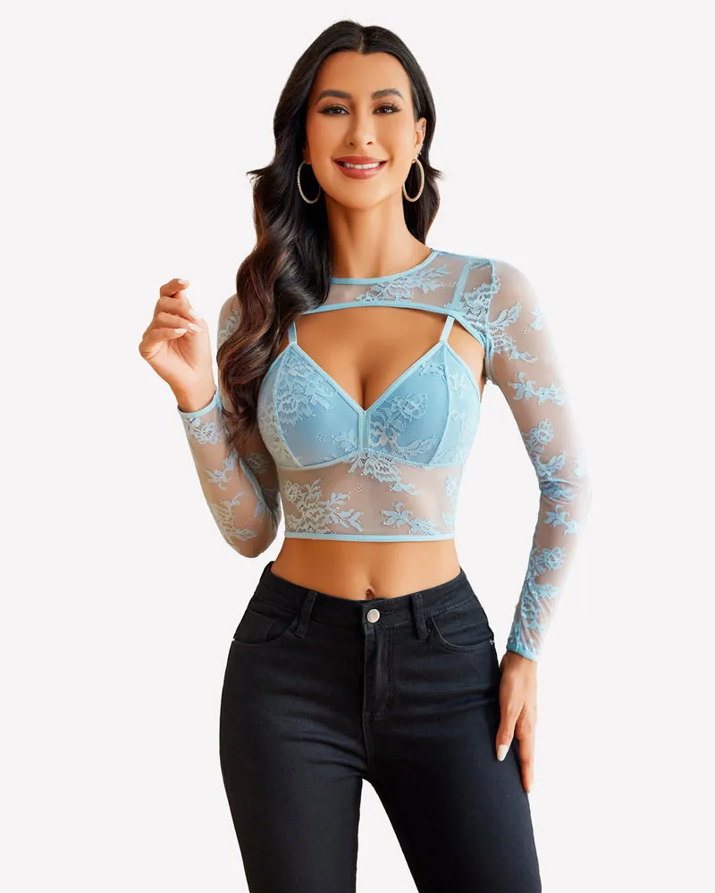 Lace Cami Top with Shrug