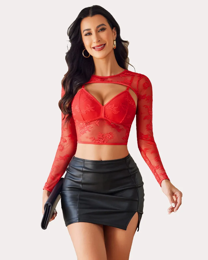 Lace Cami Top with Shrug