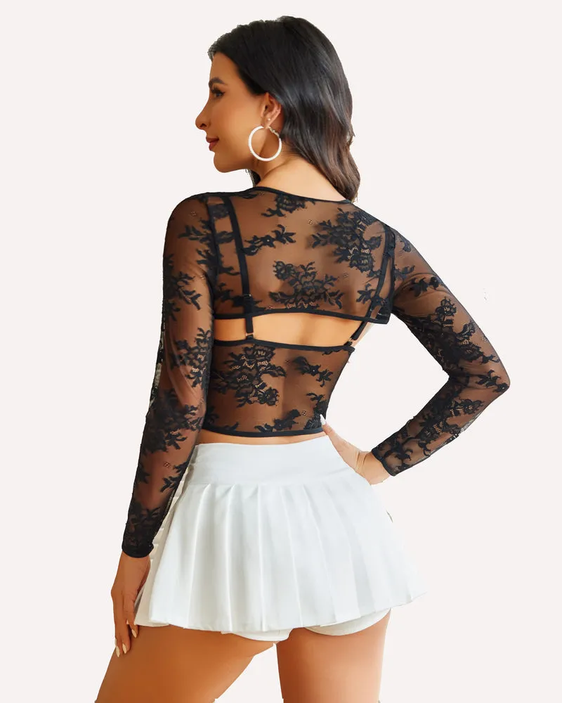Lace Cami Top with Shrug
