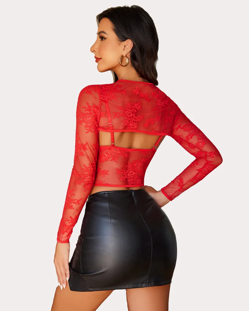 Lace Cami Top with Shrug