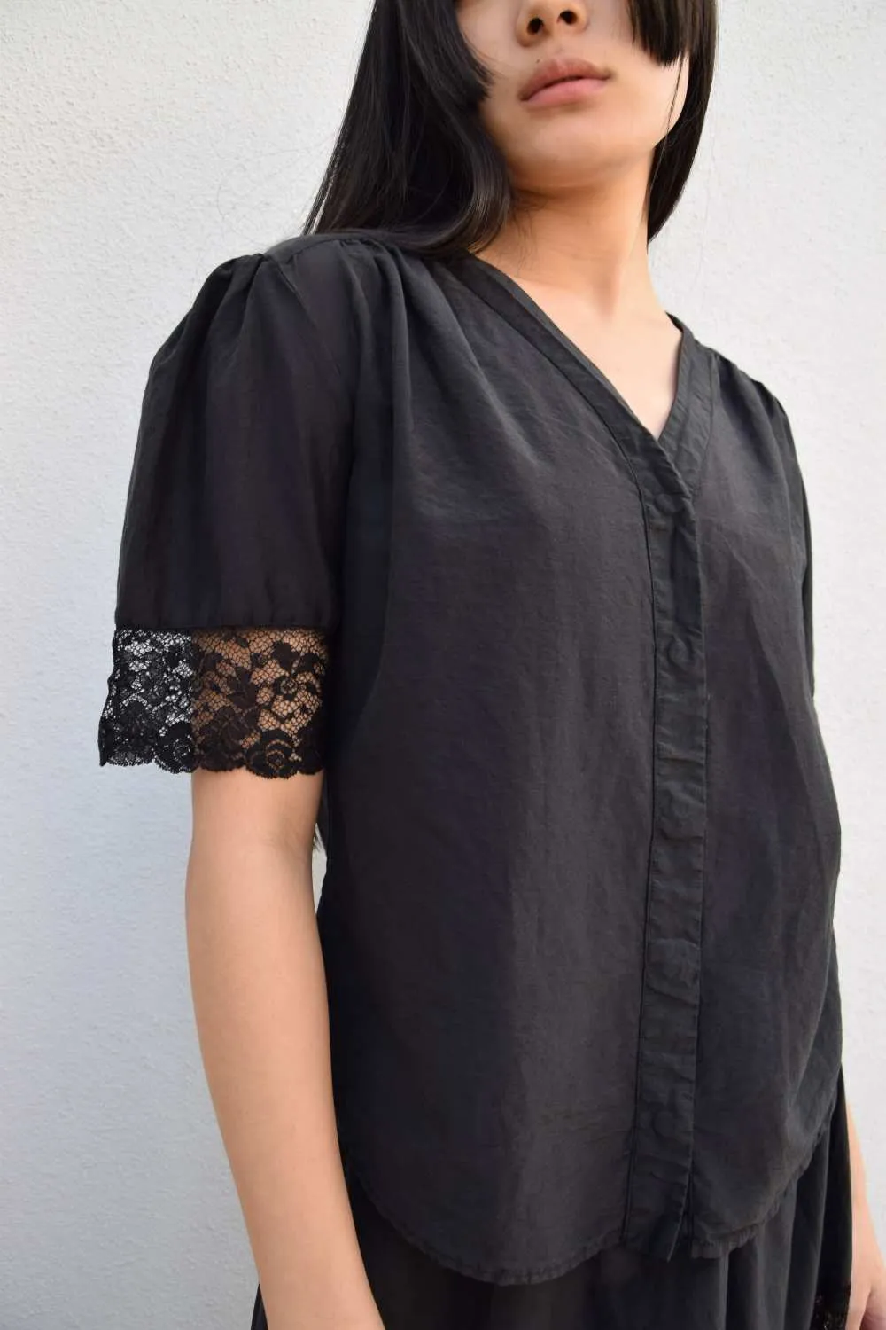Lace Sleeve Blouse