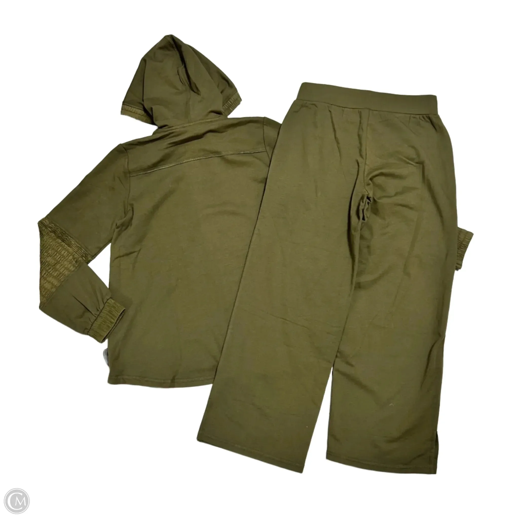 Lounge Set Pants By Logo In Green, Size: Xs/S