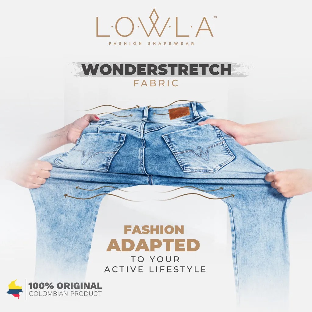 LOWLA 212357 | Regular Rise Butt Lift Flare Colombian Jeans with Removable Pads
