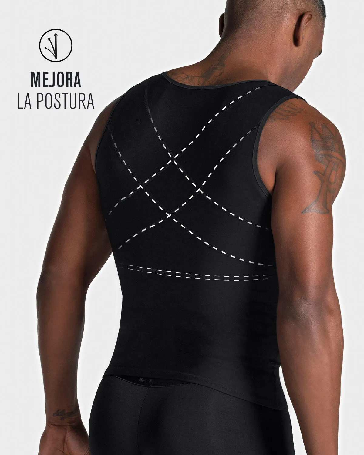 Men's Firm Compression Post-Surgical Shaper Vest