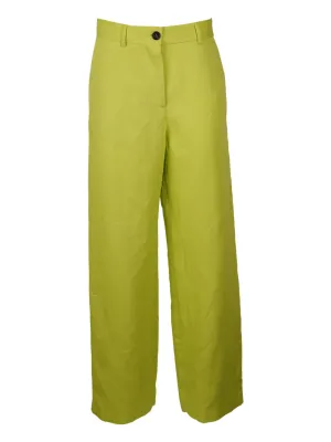 MSGM High Rise Straight-Leg Pants