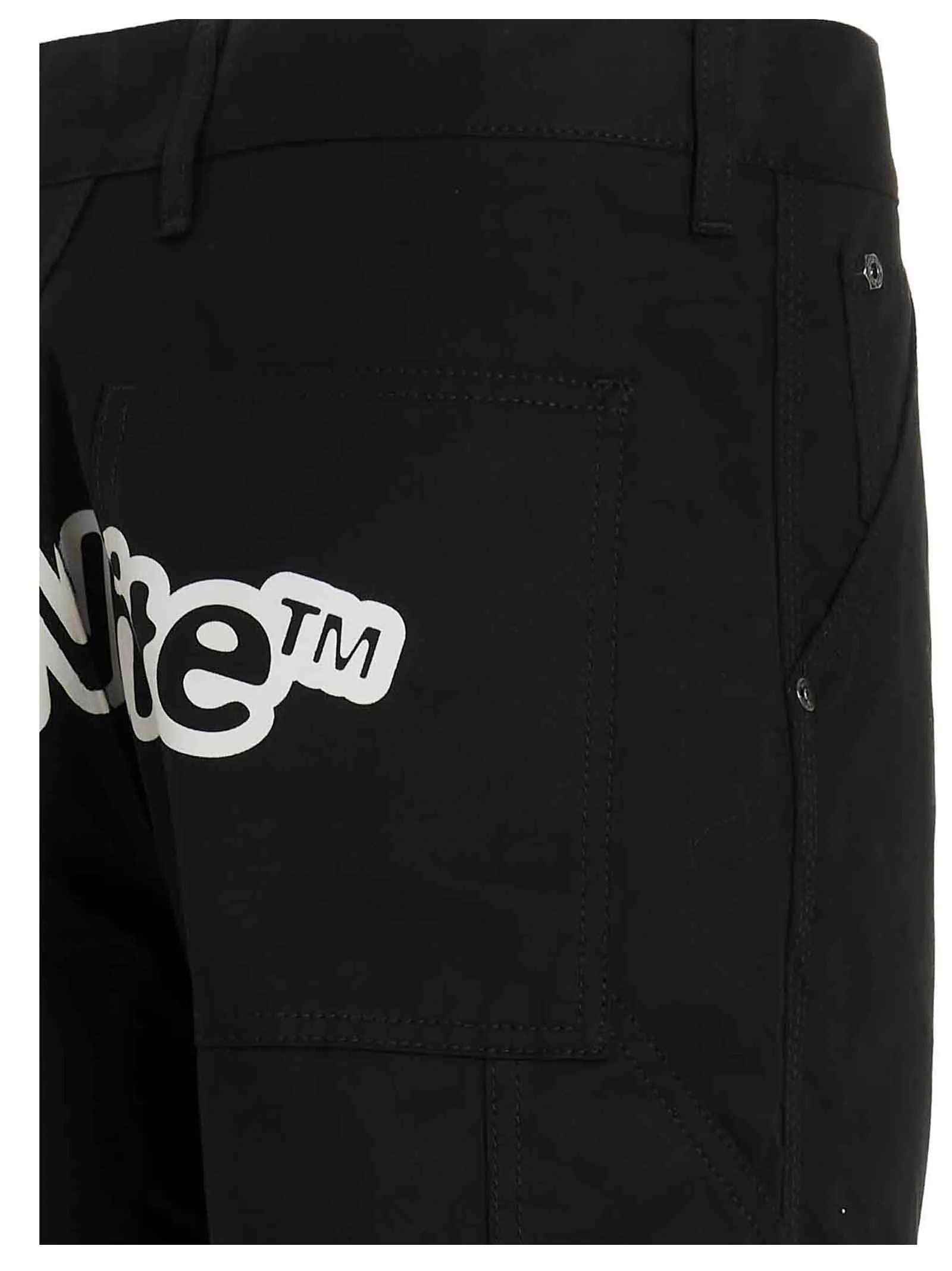 Off-White Logo Printed High-Rise Pants