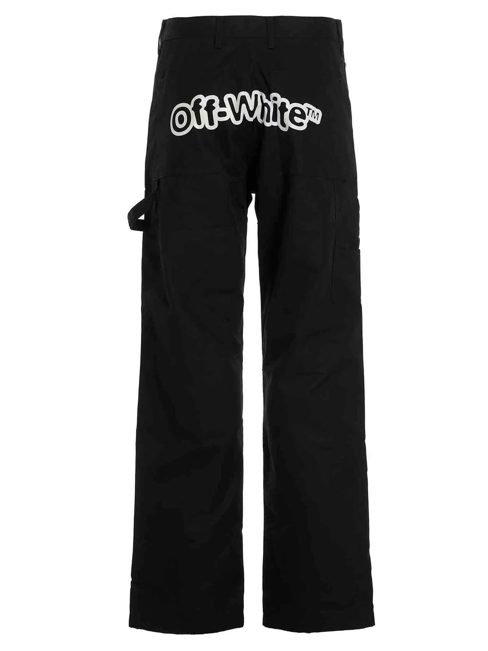 Off-White Logo Printed High-Rise Pants