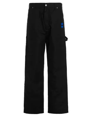 Off-White Logo Printed High-Rise Pants