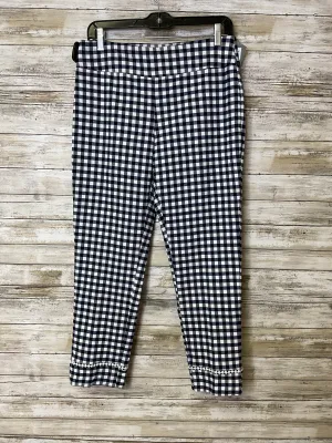 Pants Chinos & Khakis By Crown And Ivy In Blue & White, Size:8P