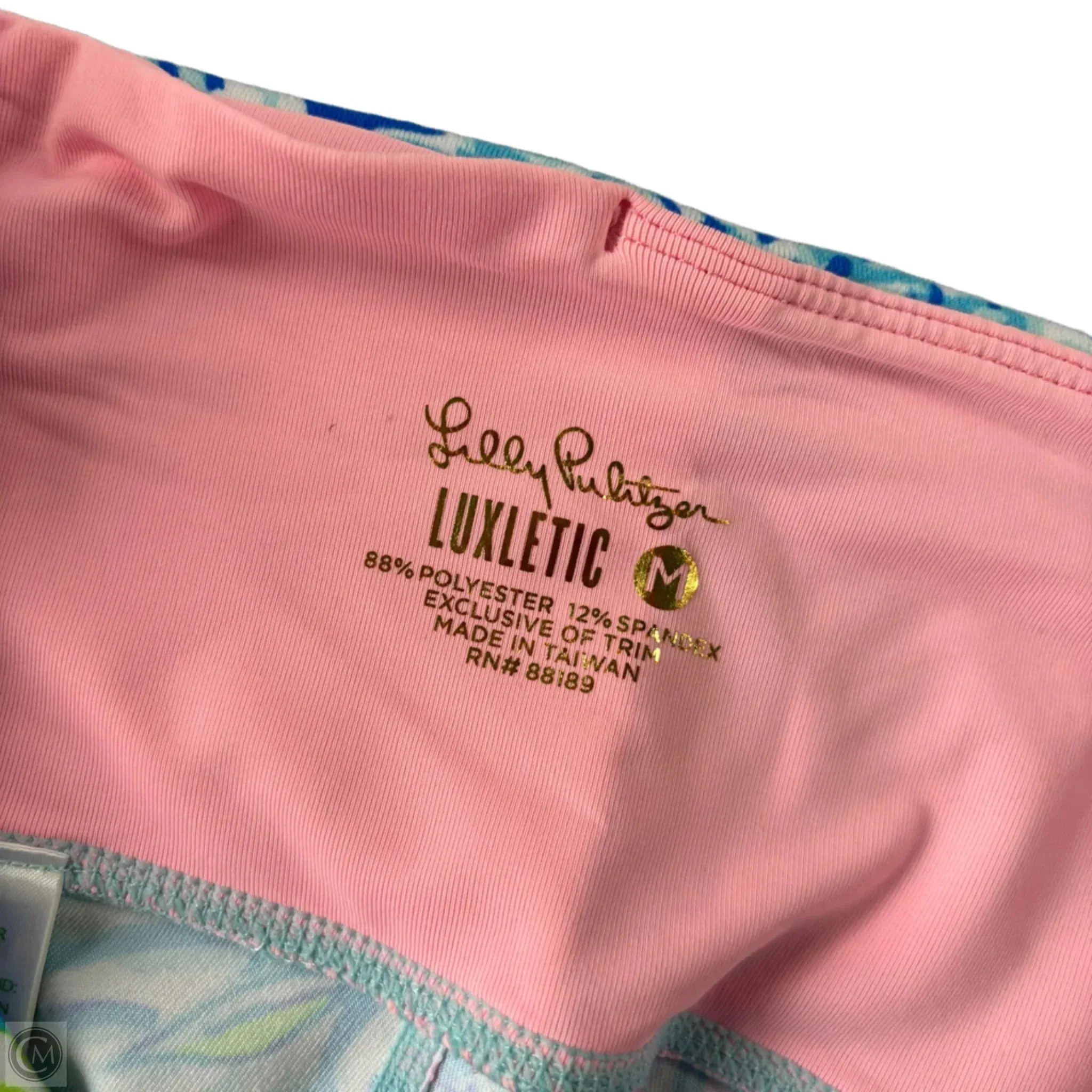 Pants Designer By Lilly Pulitzer In Blue & Green, Size: M