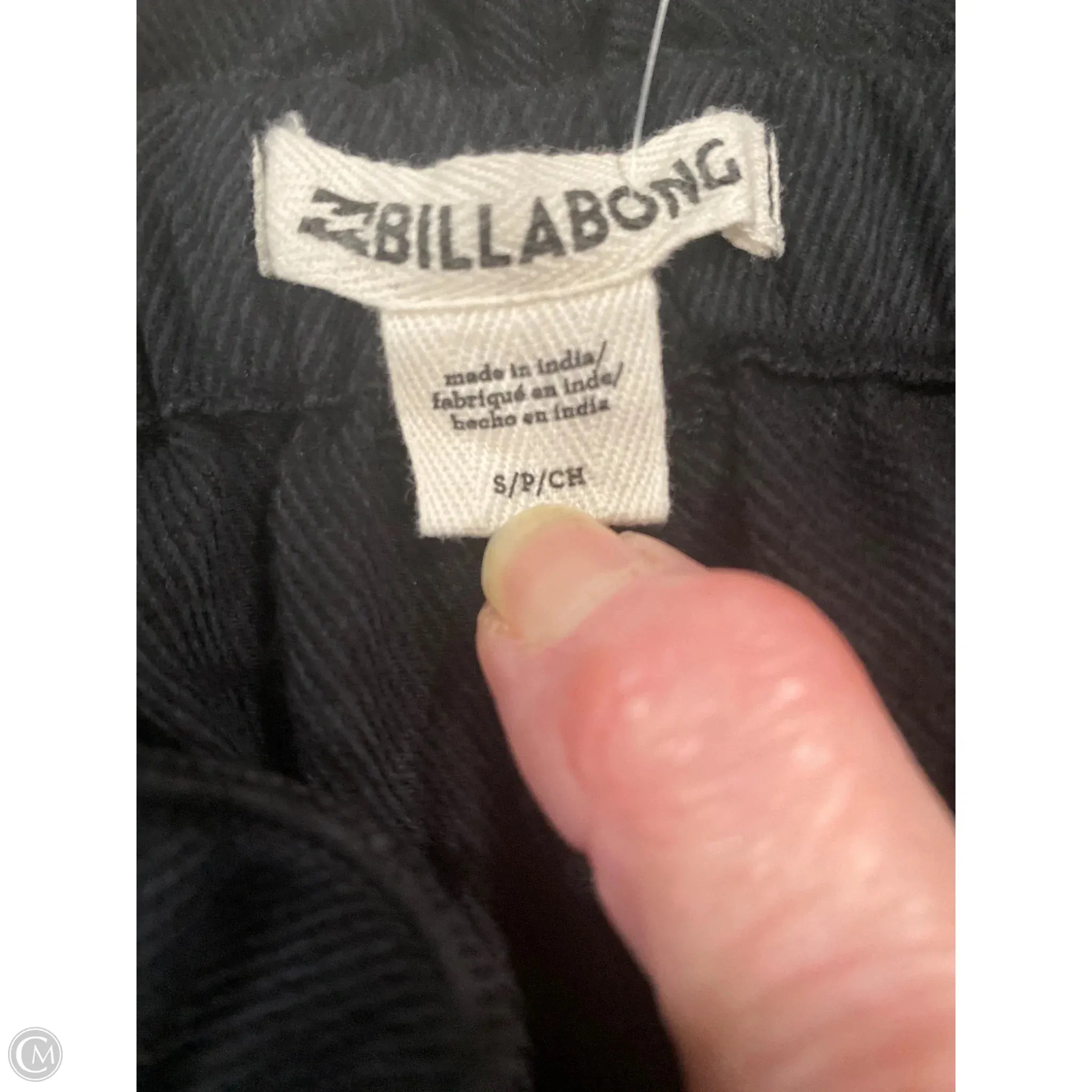 Pants Dress By Billabong In Black, Size: S
