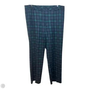 Pants Dress By J Mclaughlin In Plaid Pattern, Size: 14