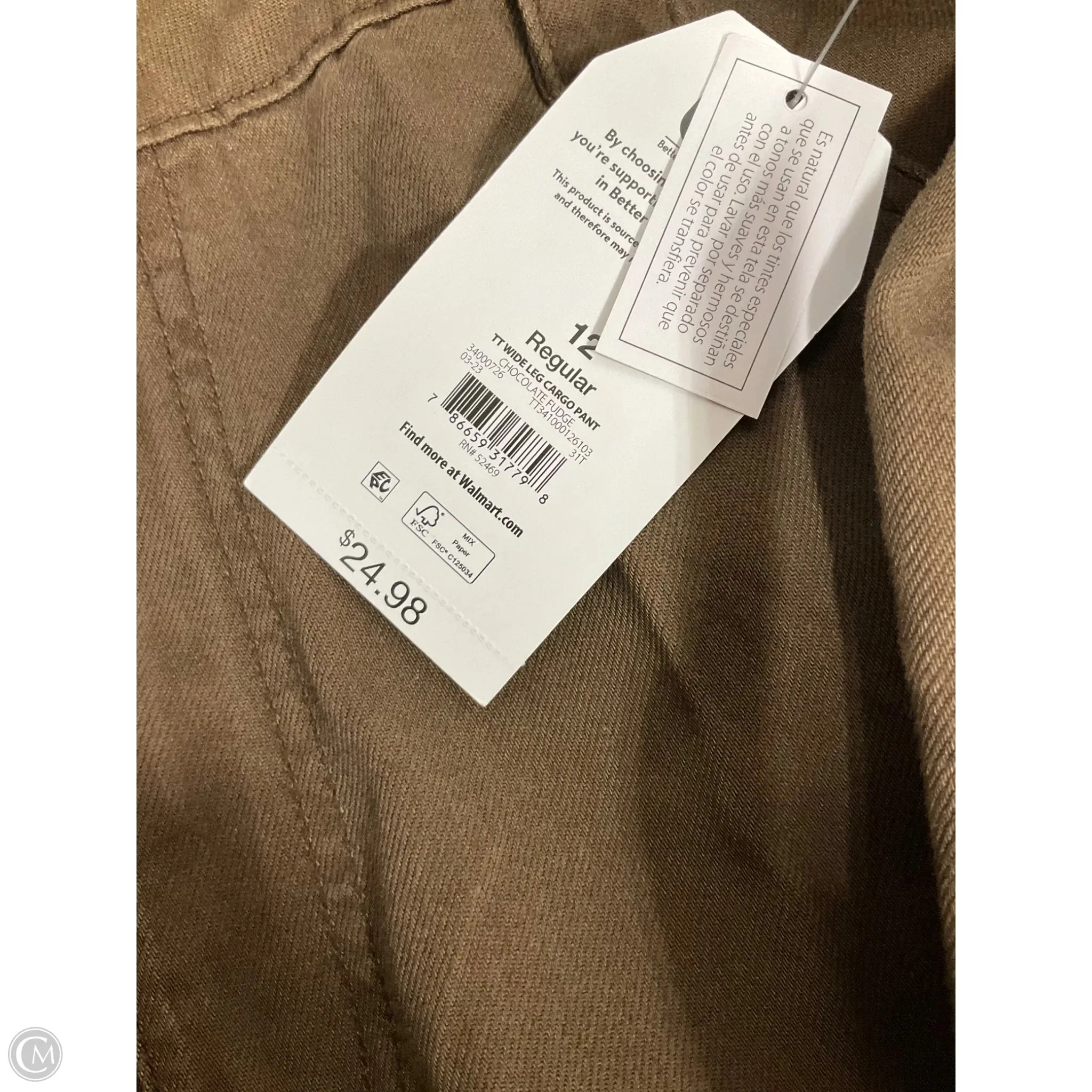 Pants Dress By Time And Tru In Brown, Size: 12