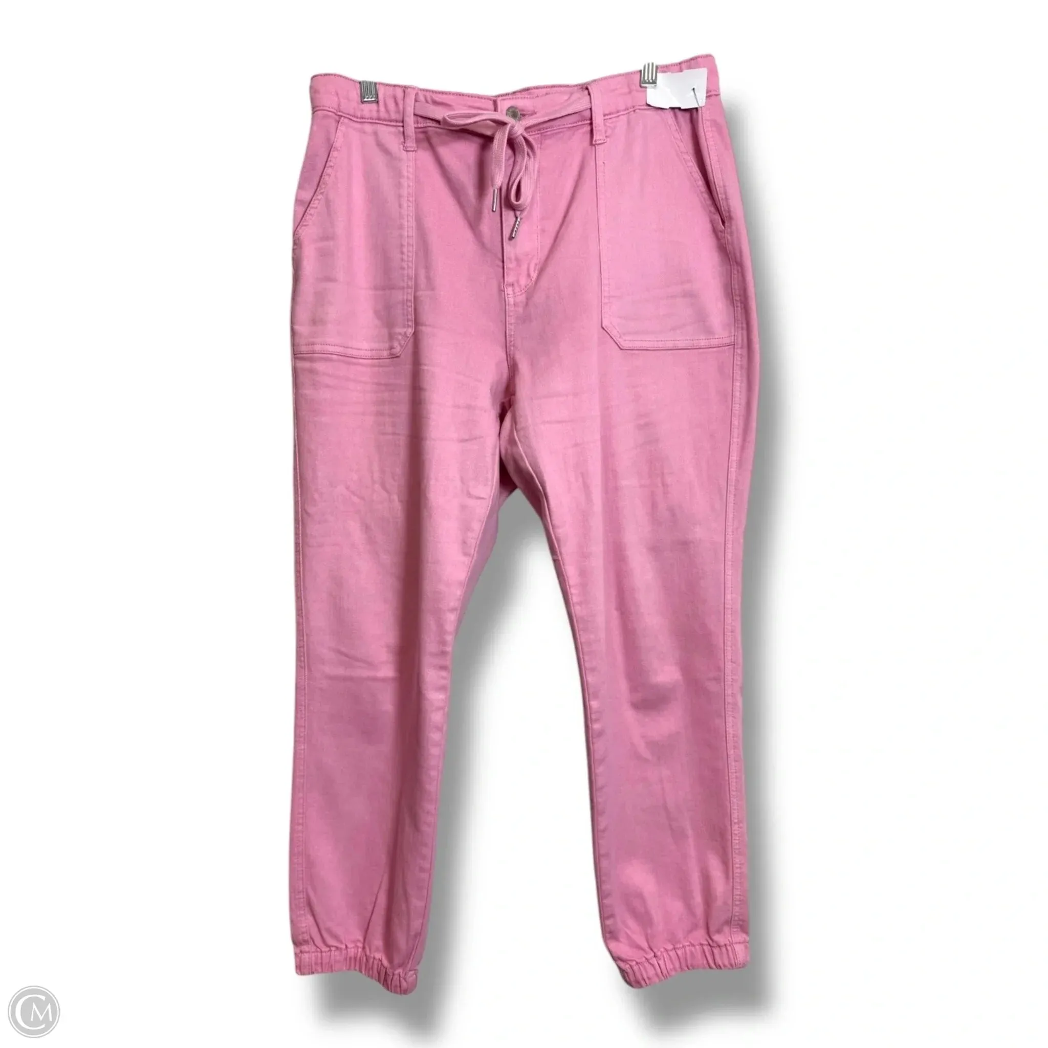 Pants Joggers By Judy Blue In Pink, Size: 12