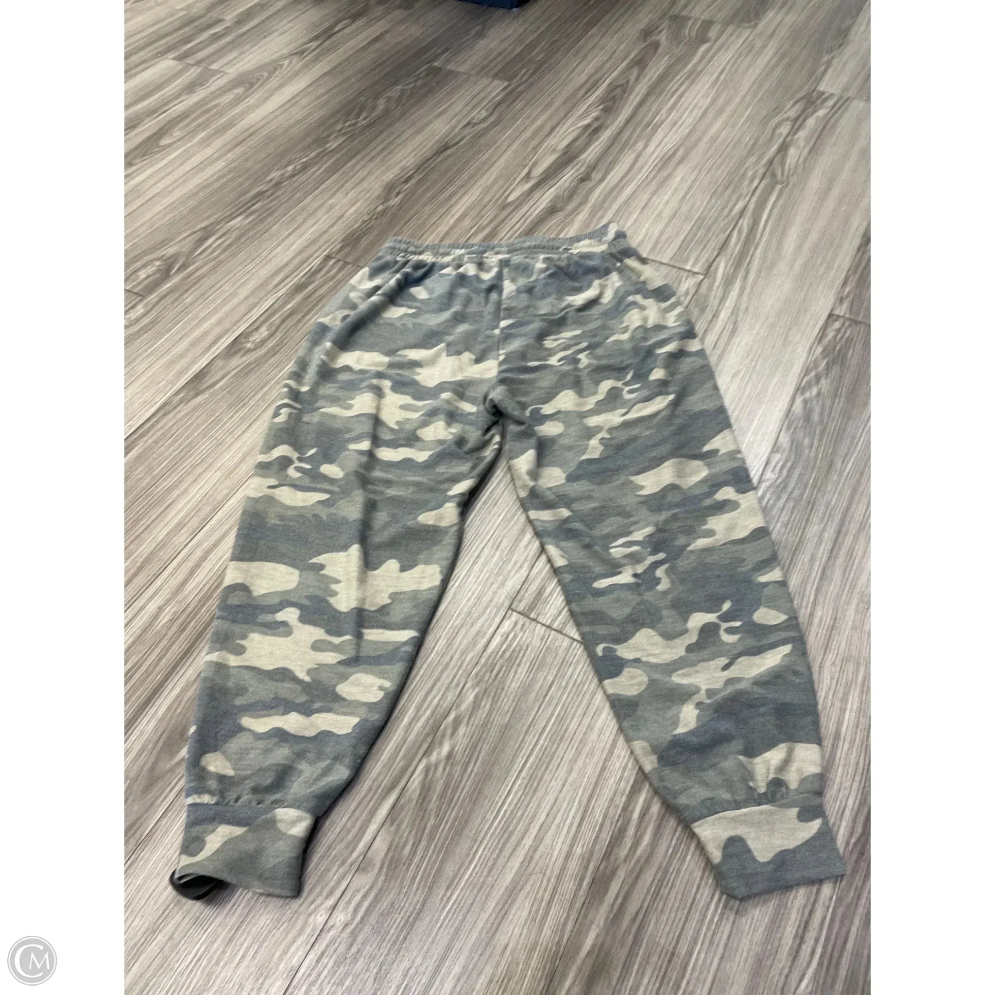 Pants Joggers By Zenana Outfitters In Camouflage Print, Size: L