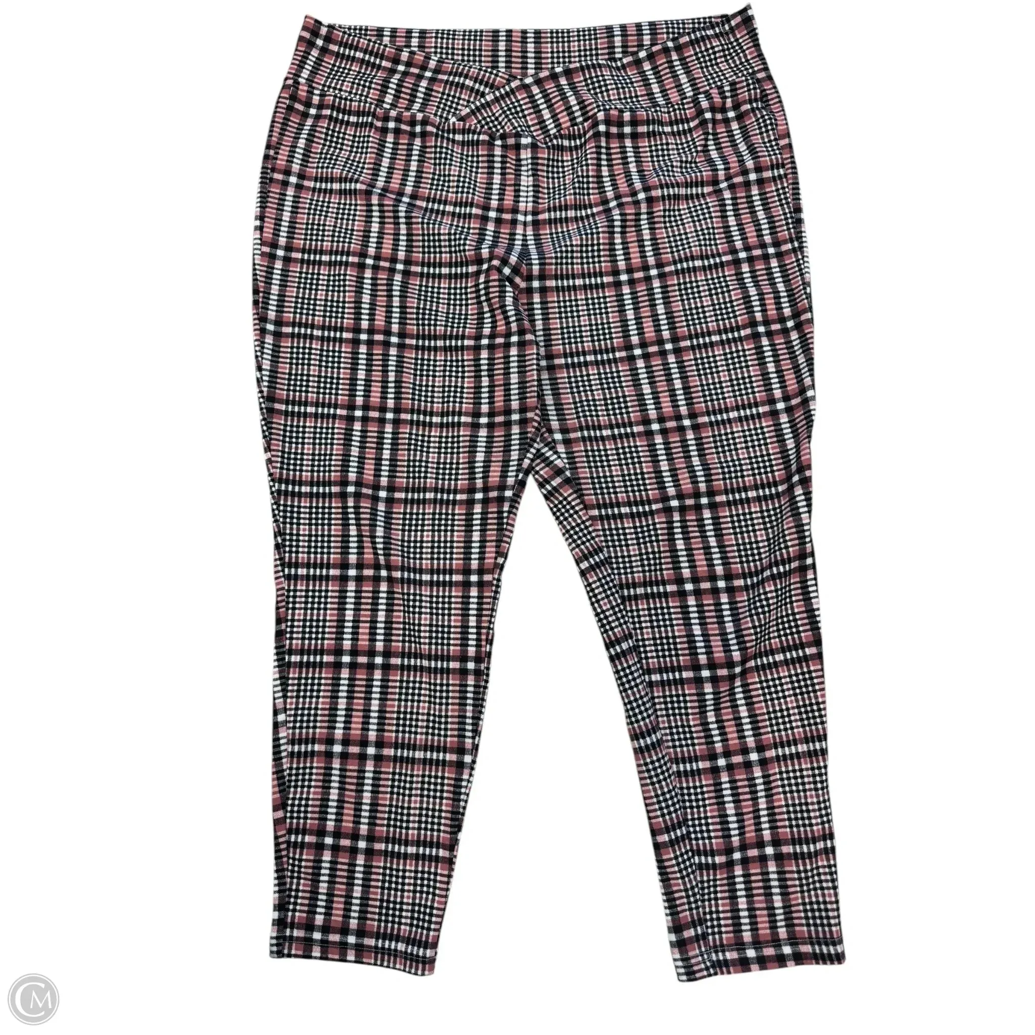 Pants Leggings By Shein In Plaid Pattern, Size: 26
