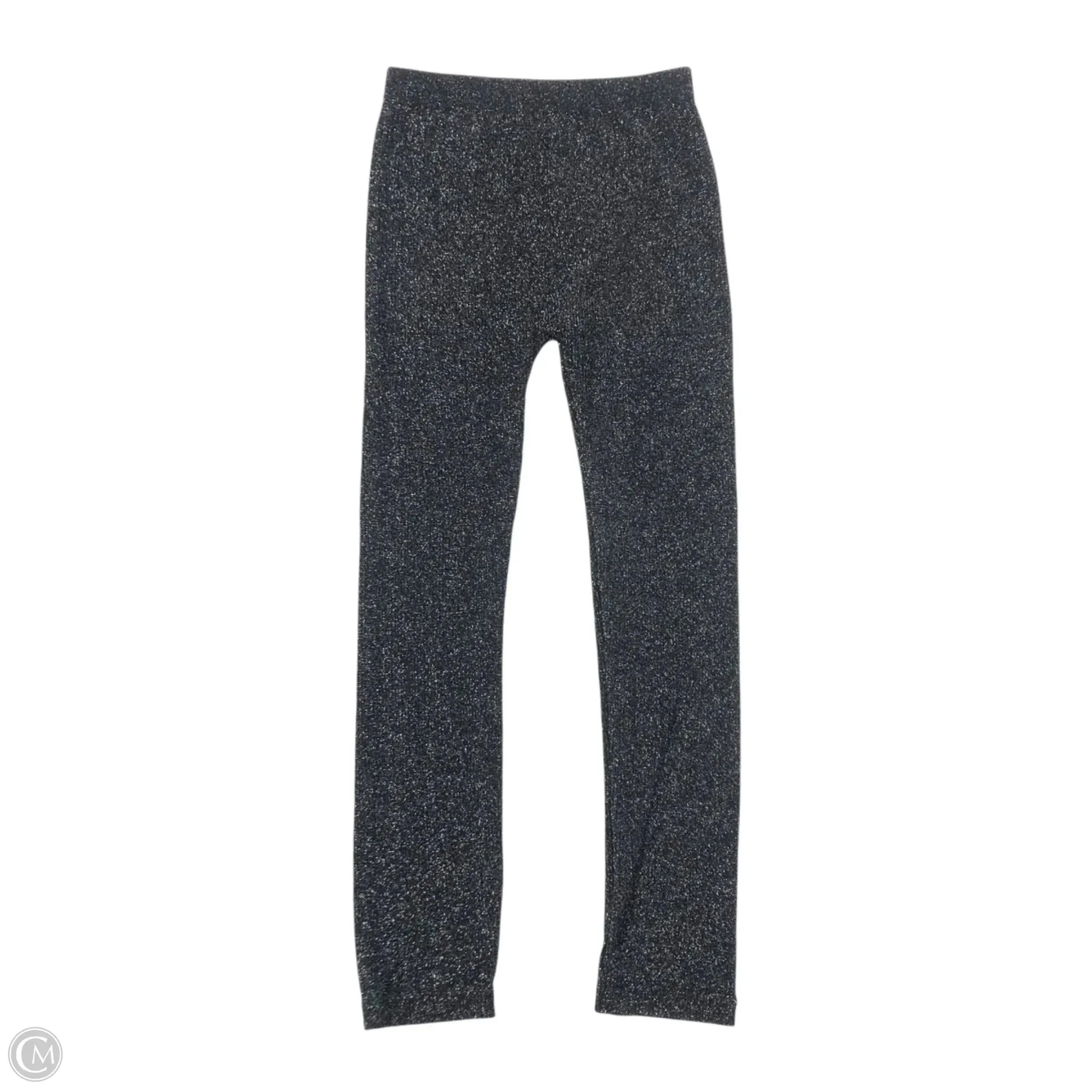 Pants Leggings By Zara In Black & Silver, Size: M