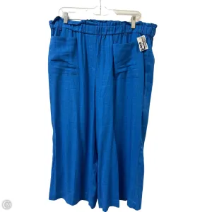 Pants Linen By Ruby Rd In Blue, Size: L