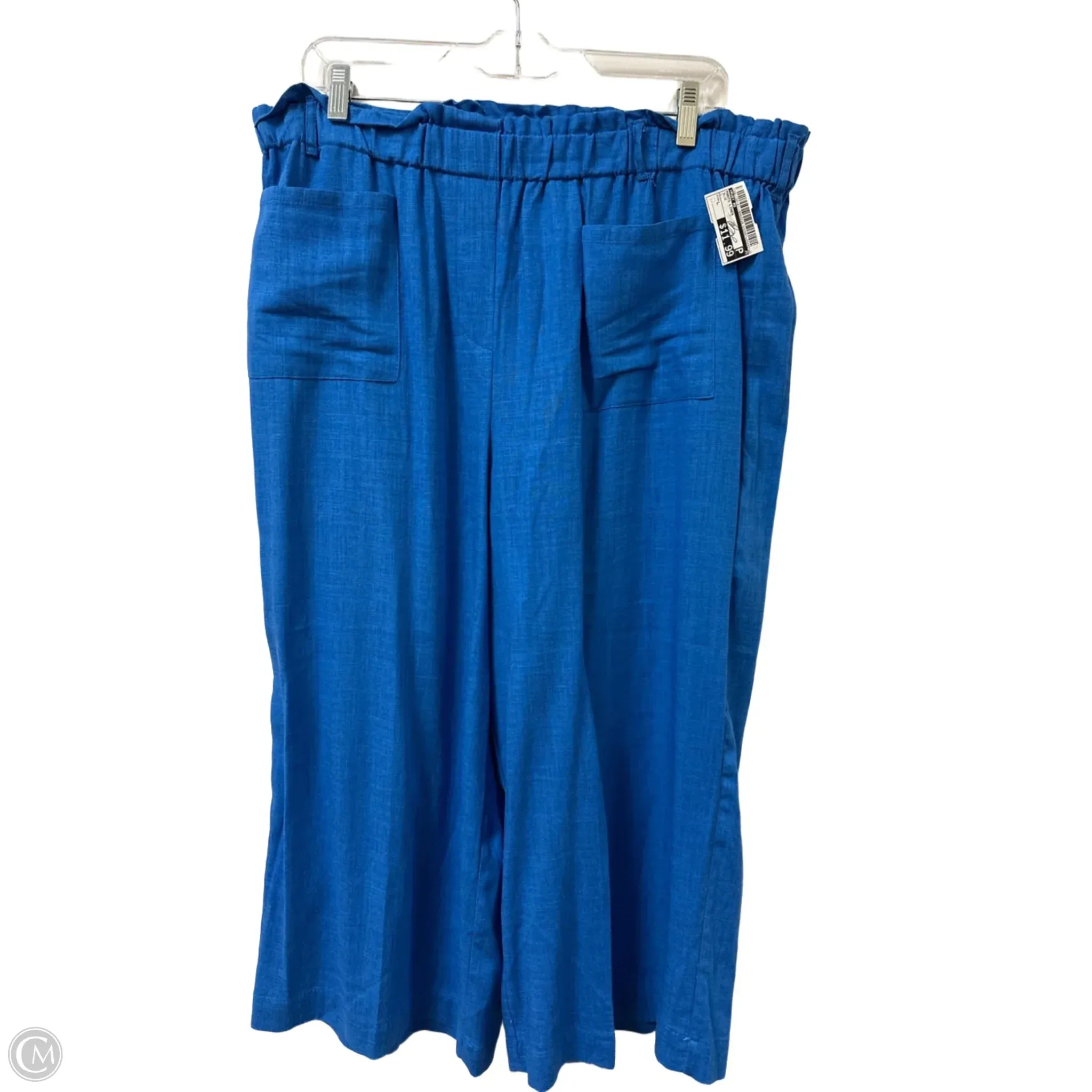 Pants Linen By Ruby Rd In Blue, Size: L
