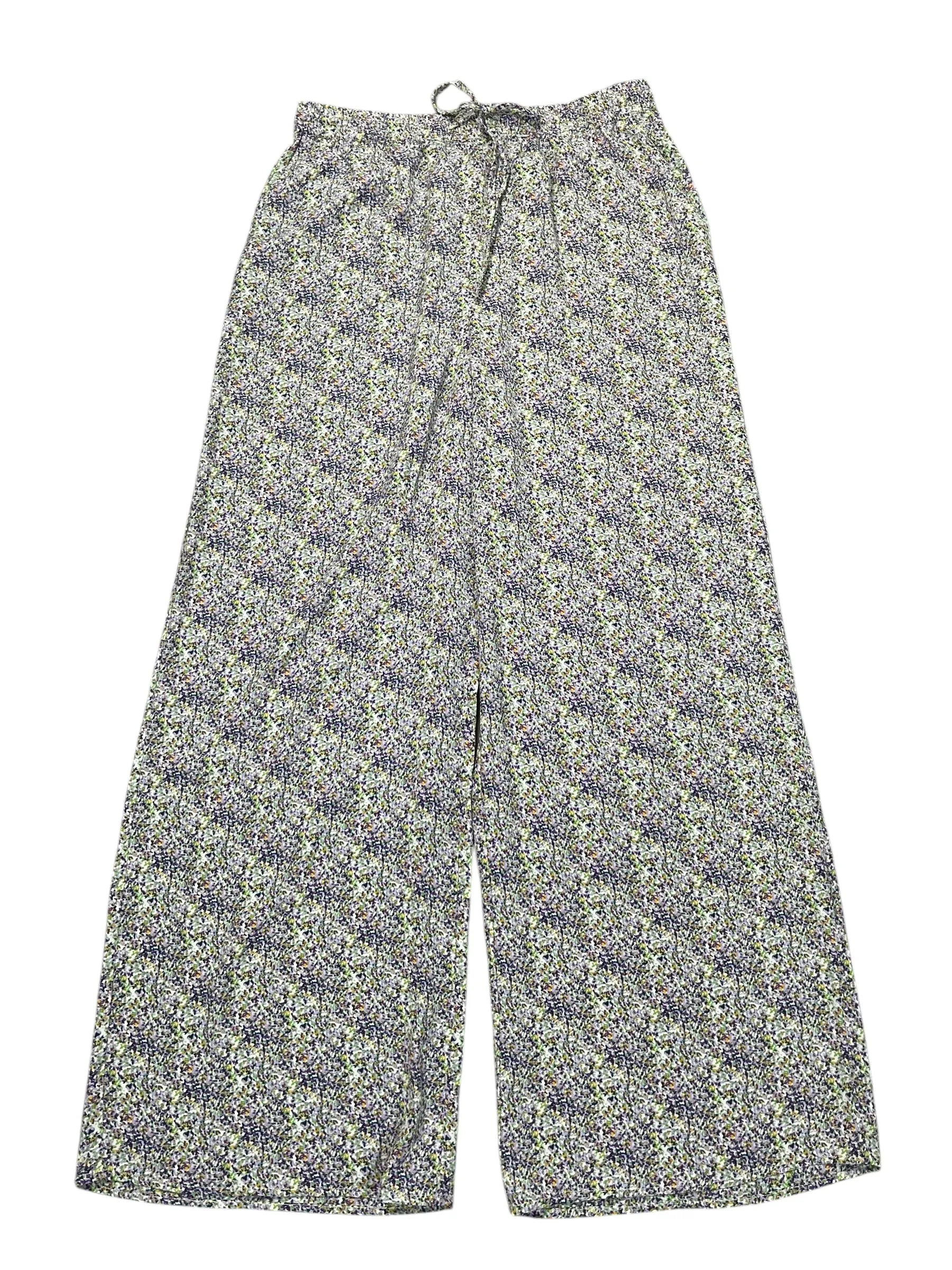 Pants Linen By Skies Are Blue In Purple, Size:L
