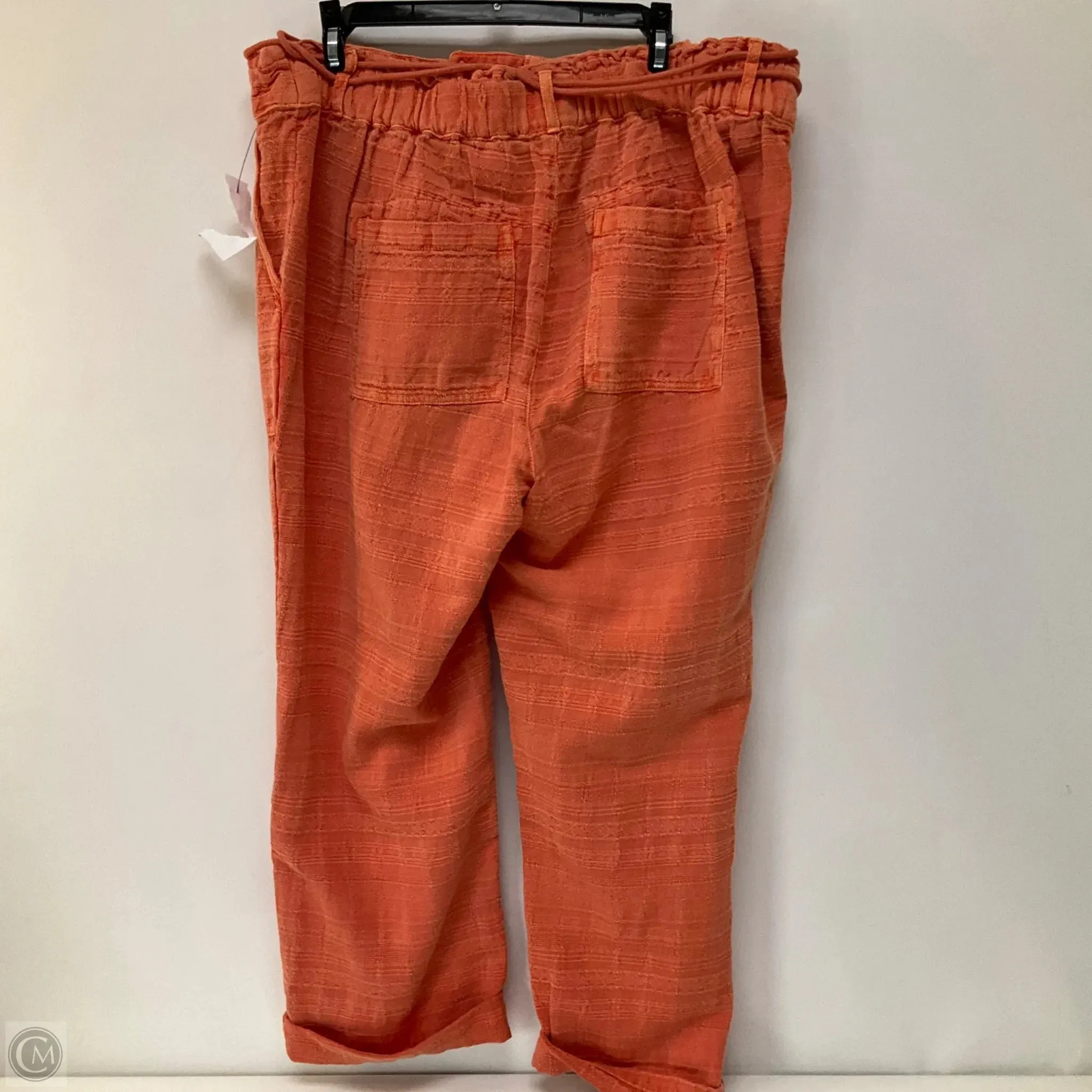 Pants Linen By Sundance In Orange, Size: L