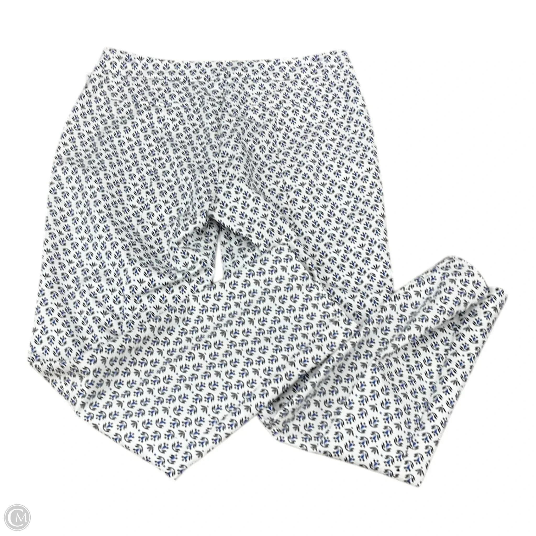 Pants Other By Adrianna Papell In Black & Blue, Size: 6