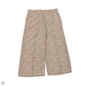 Pants Wide Leg By Banana Republic In Cream & Tan, Size: 12