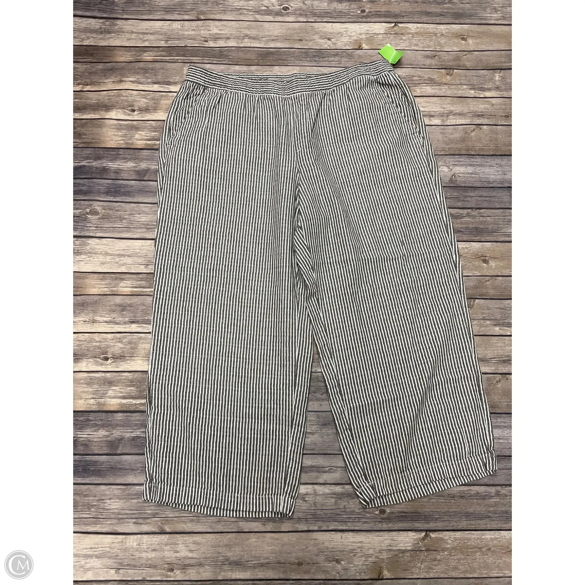 Pants Wide Leg By Old Navy In Striped Pattern, Size: Xl