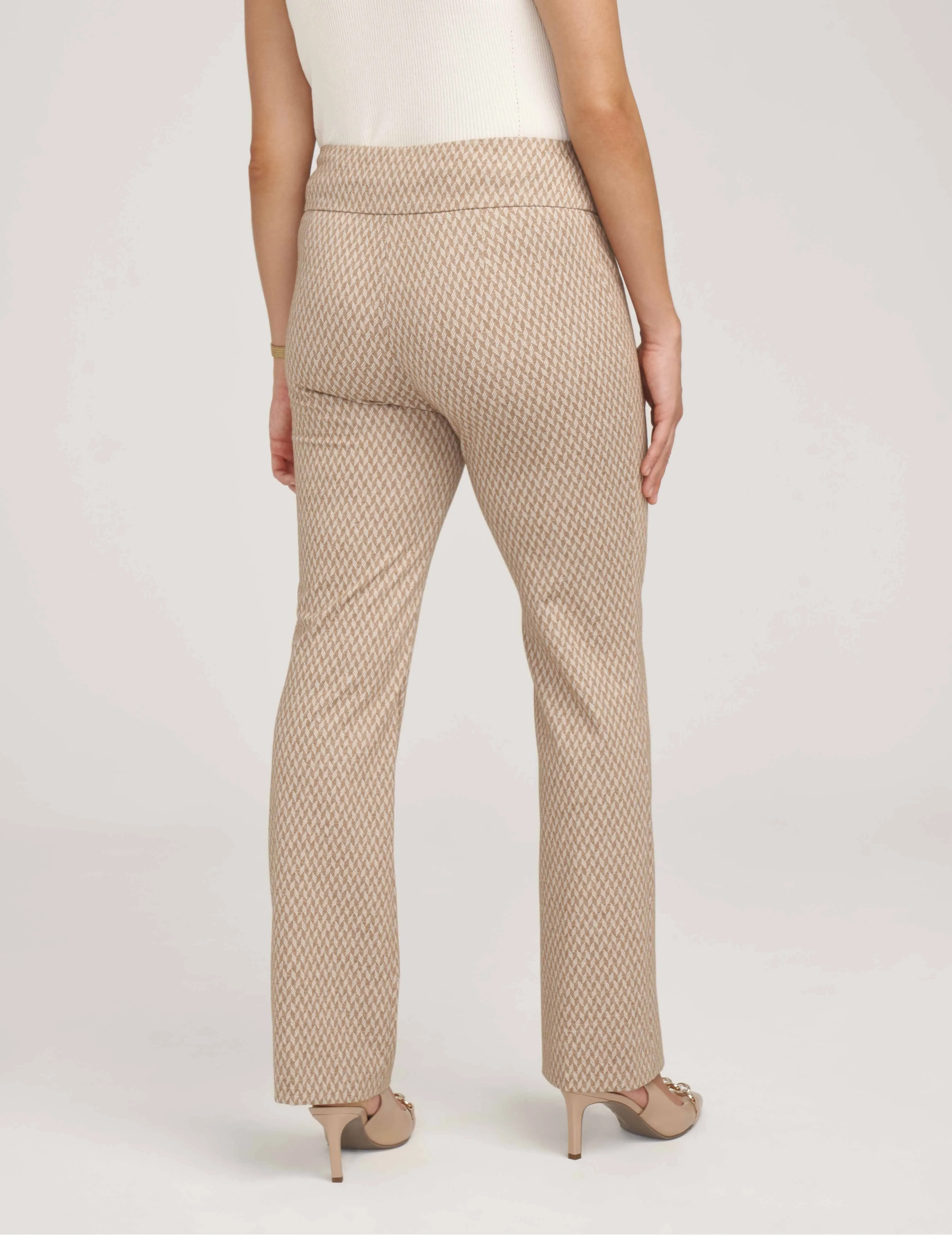 Petite High Rise Pull On Boot Leg Pants - Sale