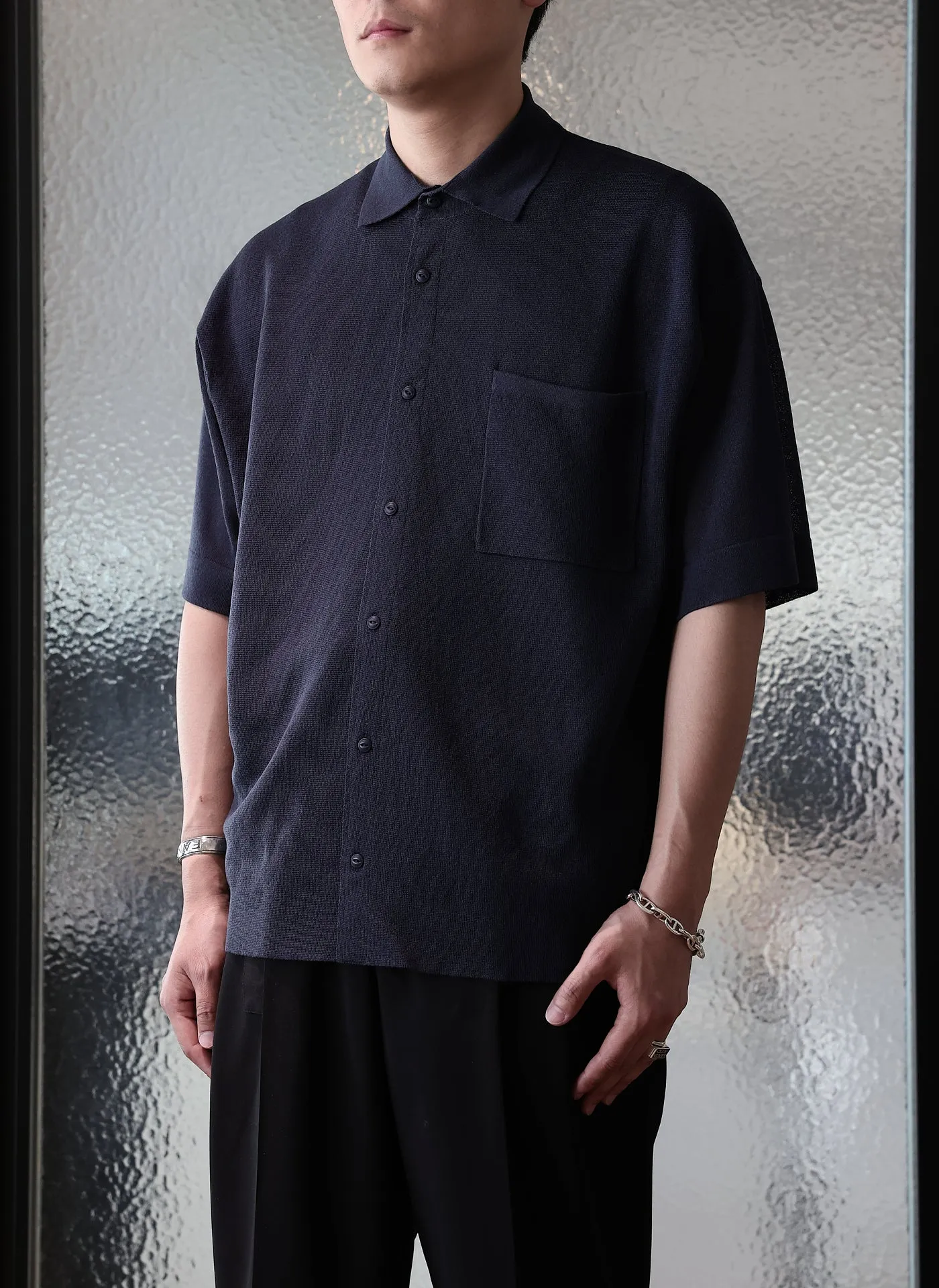 Polyester Business Knitted Shirt