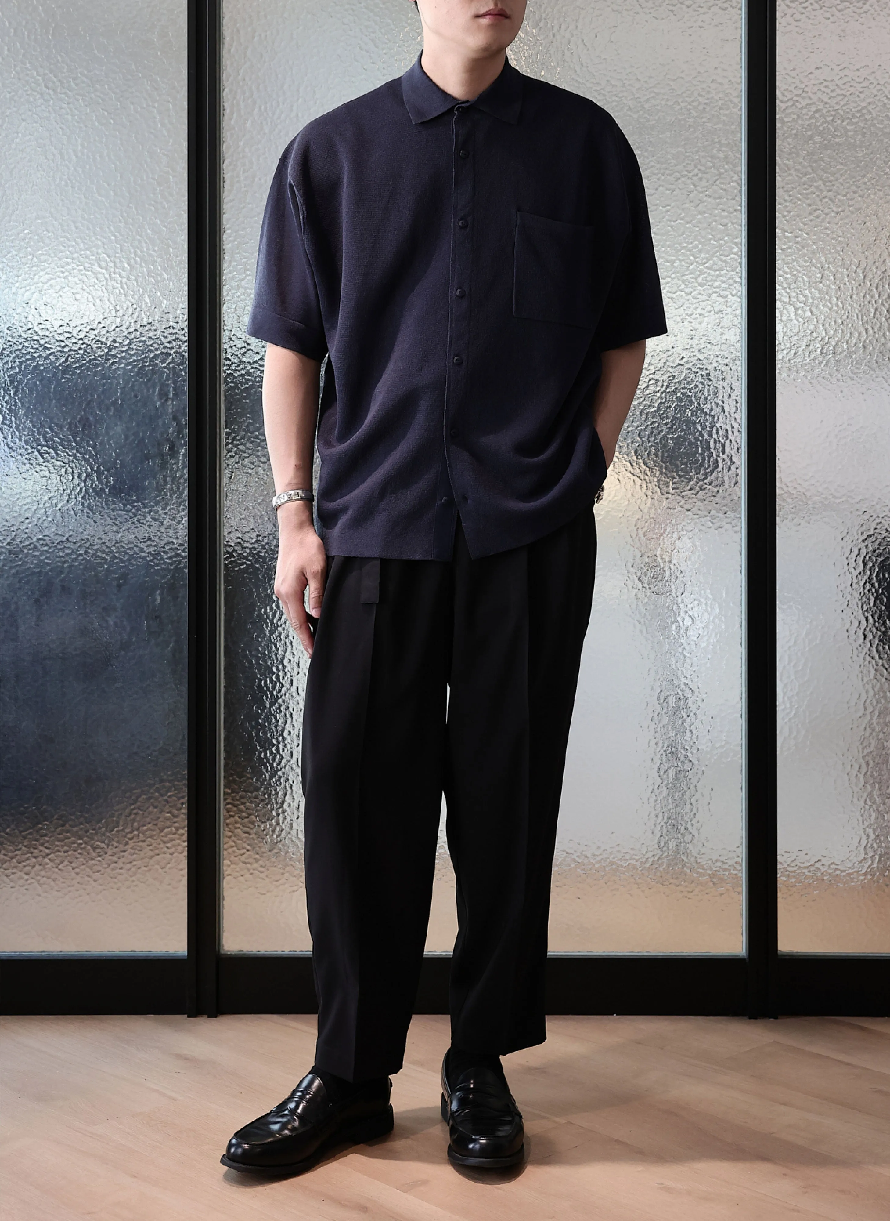 Polyester Business Knitted Shirt